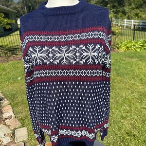 VTG Steep Slopes Vintage Ski Sweater Clark Griswald Grandpa pullover sweater